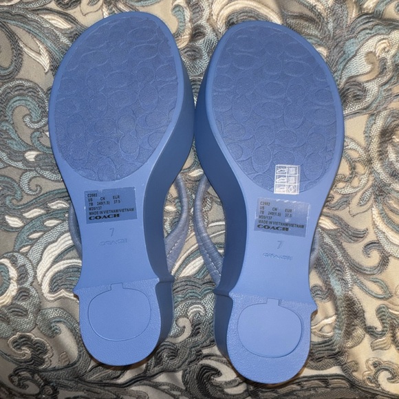 Coach Wedge Sandals Perfect Condition - Picture 4 of 4